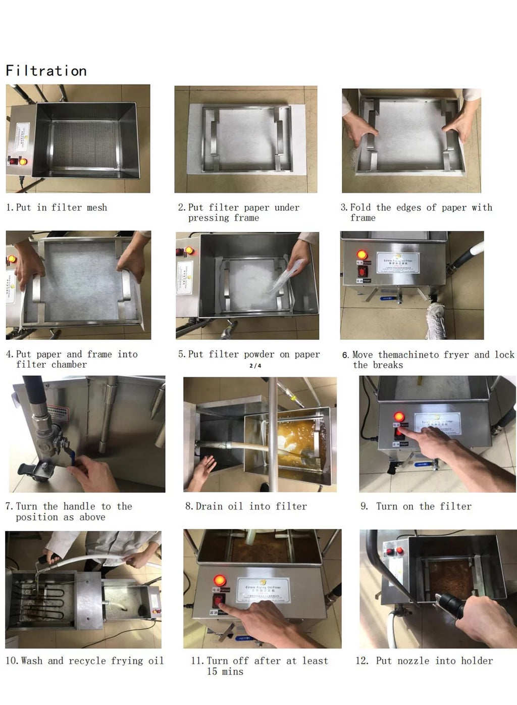 58L Stainless Steel Electric Fryer O886610