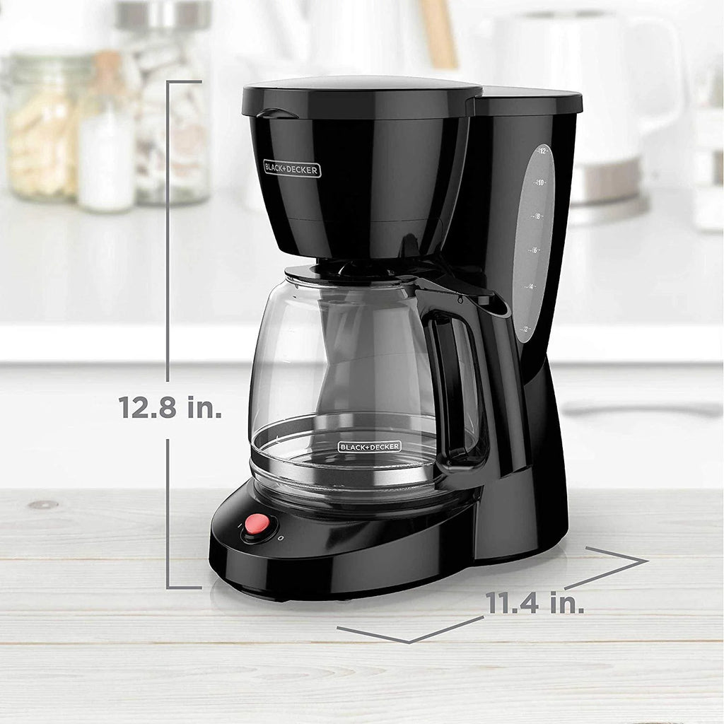 12-Cup Glass Carafe Coffee Maker B8710