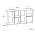 Brown Cube Bookcase E701