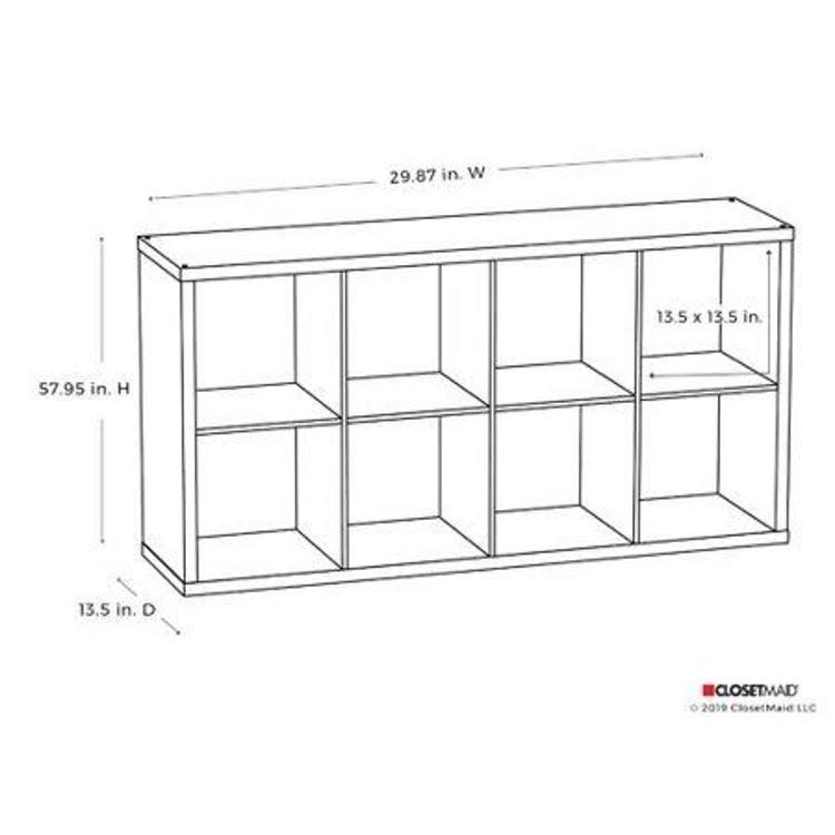 Brown Cube Bookcase E701