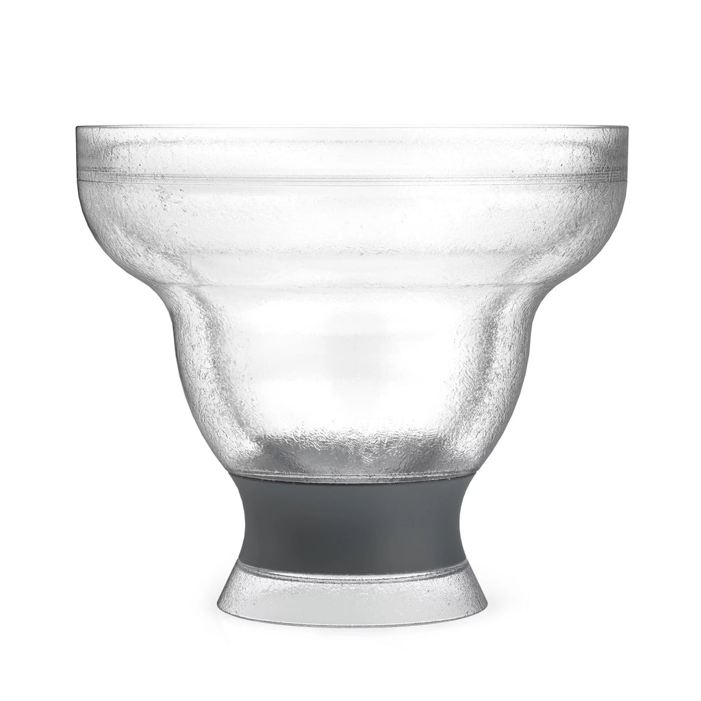 Grey Double Wall Plastic Margarita Glasses Set of 4 X7029
