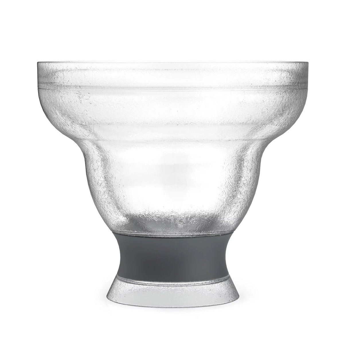 Grey Double Wall Plastic Margarita Glasses Set of 4 X7029