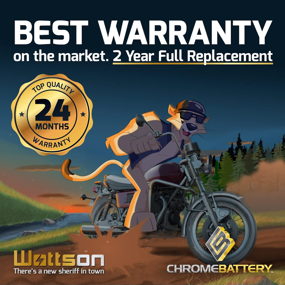 Rechargeable Power Sports Battery, 240 CCA, Pack of 2 M523251