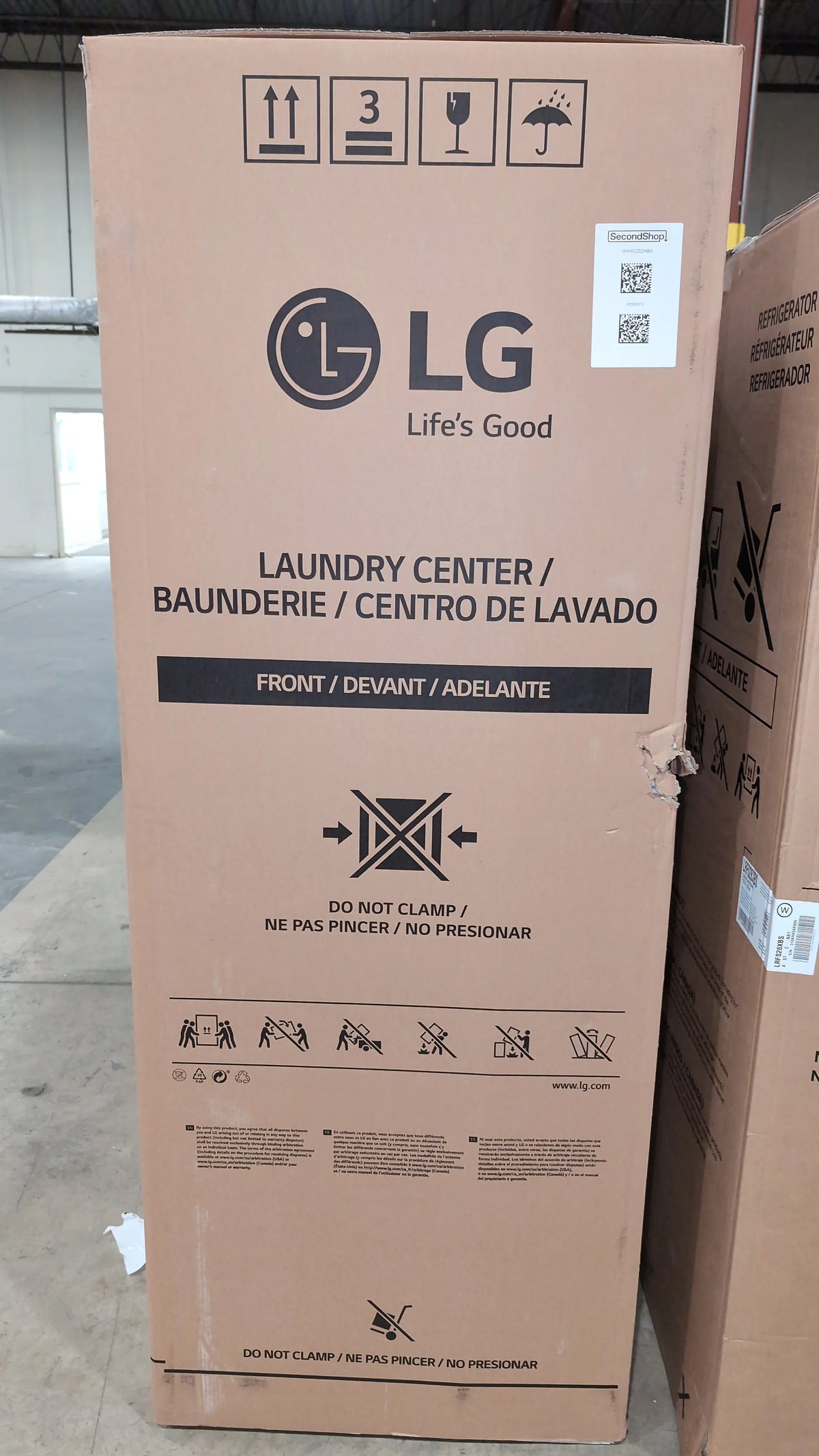 Front Load 5.2 cu. ft. Washer and 7.2 cu. ft. Heat Pump Ventless Dryer G26619