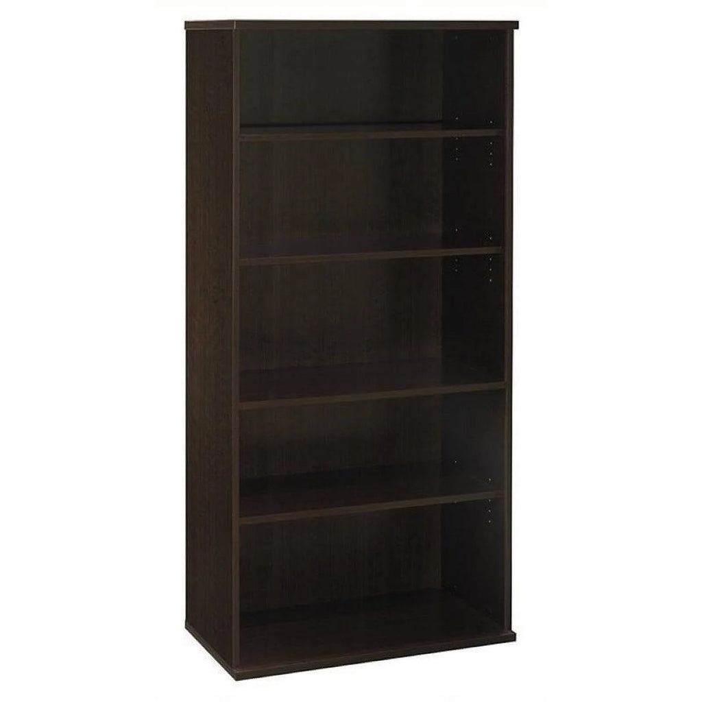 5 Shelf Bookcase in Mocha Cherry K711124