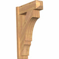 7 1/2x22W x 24x22D x 36x22H Smooth Craftsman Outlooker, Western Red Cedar U3303