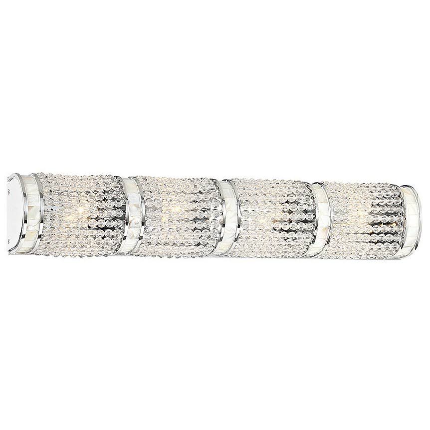 Polished Chrome 4 Light Bath Bar T379386