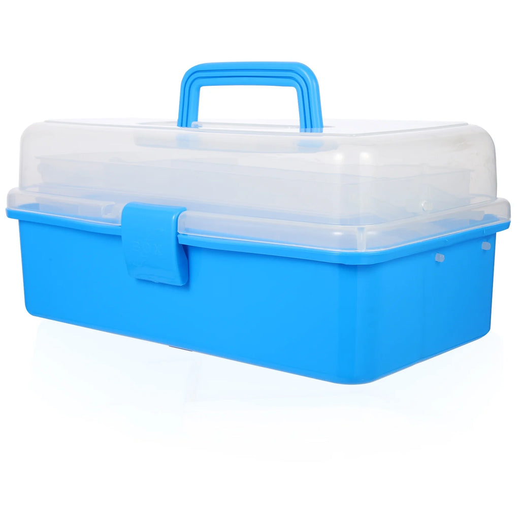 Blue Stackable Collapsible Storage Box V4809