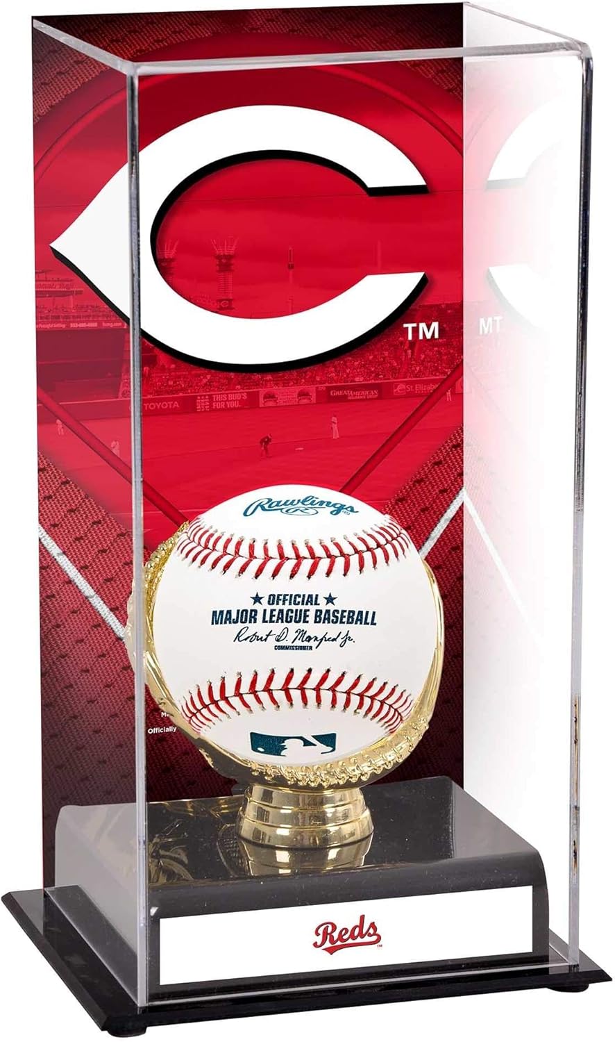 Baseball Logo Display Case N9301
