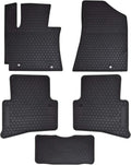Black Heavy Duty Rubber Car Floor Mats I83071