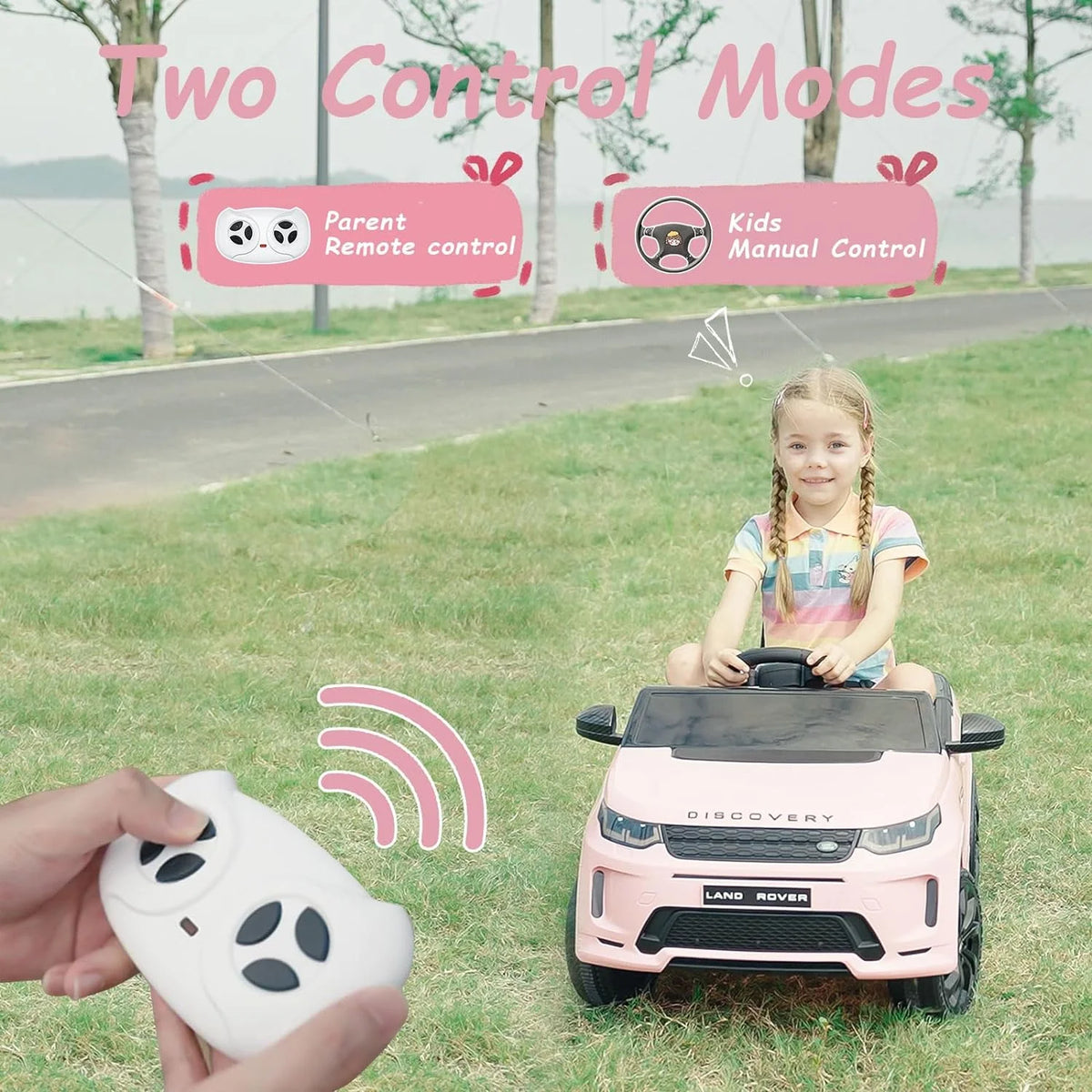 12V Lithium Battery Powered Kids Ride on Car with Parent Control Q30198