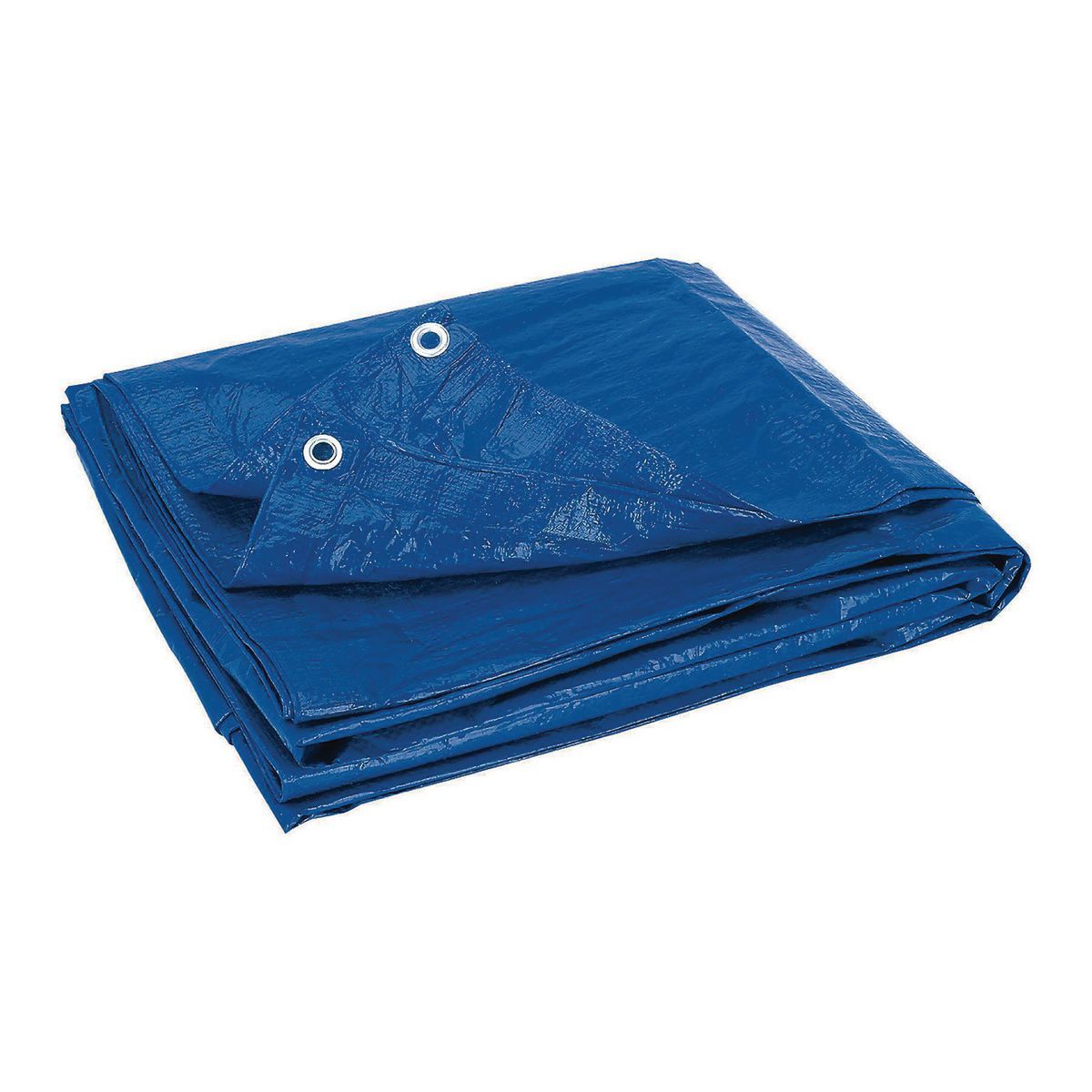 11 ft. 4 in. x 11 ft. 6 in. Blue Weather-Resistant Tarp E654