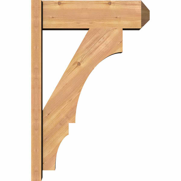 7 1/2x22W x 24x22D x 36x22H Smooth Craftsman Outlooker, Western Red Cedar U3303