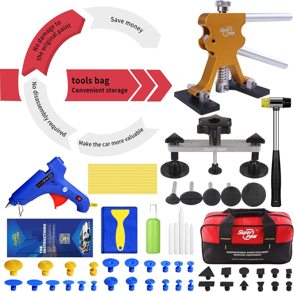 53Pcs PDR Kit with Tool Bag D234