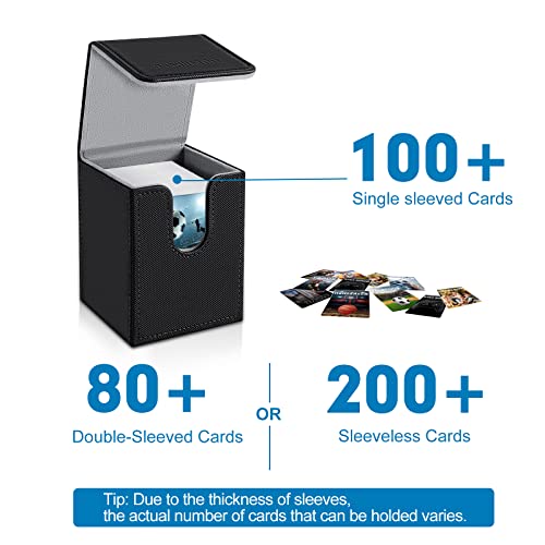 Card Deck Case with 10 Dividers and 3 Foam Stoppers S976
