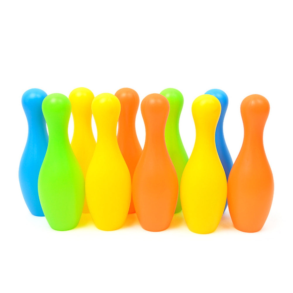 Colorful Bowling Pins Balls Indoor Puzzle Game Kids Educational Toy C92945