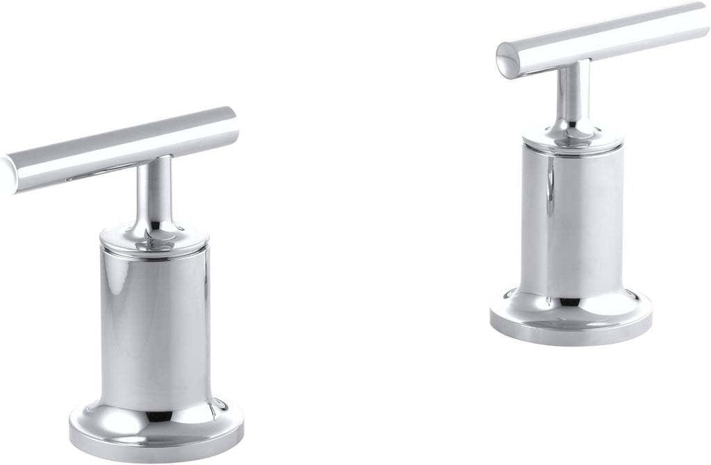 Polished Chrome Wall-Mount Bath Trim D842