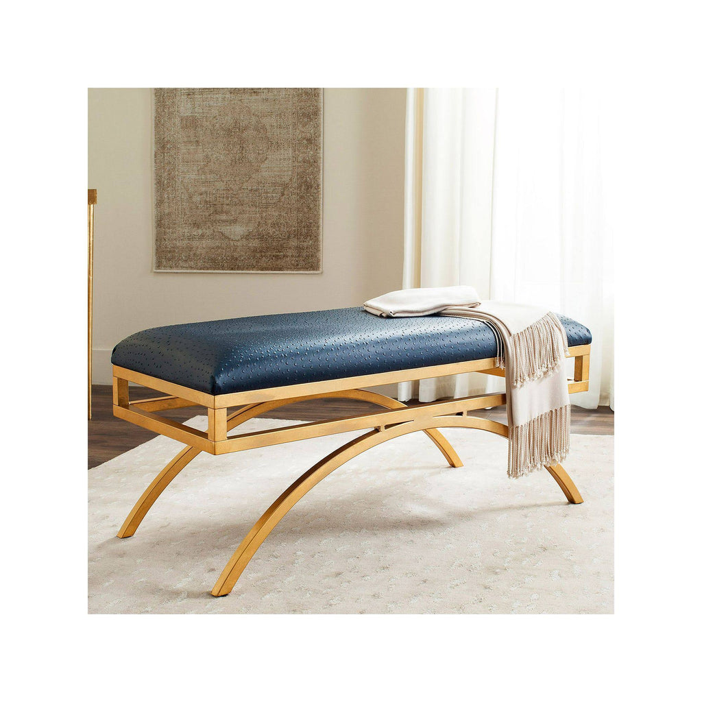 Navy / Gold Arc Bench D64236