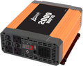 2000W Power Inverter 12V to 110V Digital LCD Display 3AC Outlets 2.1A USB U1896