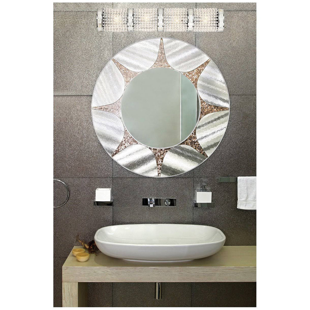 Polished Chrome 4 Light Bath Bar T379386