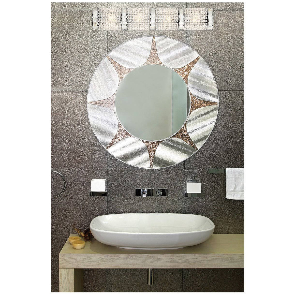Polished Chrome 4 Light Bath Bar T379386