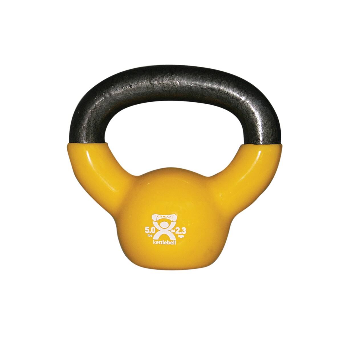 Vinyl Coated Kettlebell 25 lbs Silver V51374