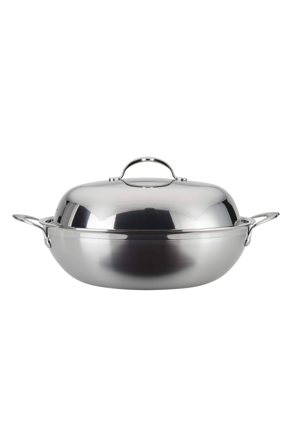 Forged Stainless Steel Wok B90043