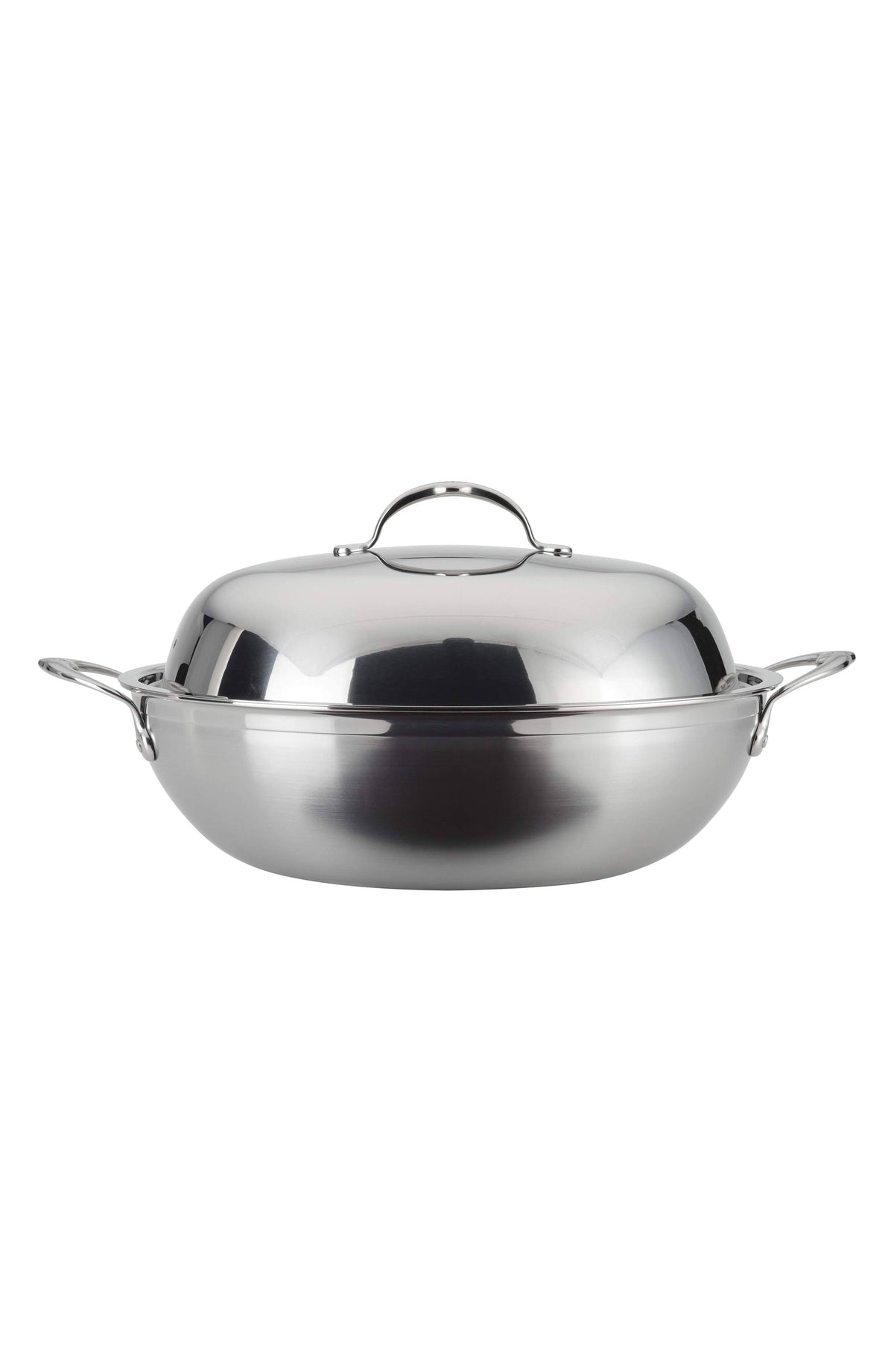 Forged Stainless Steel Wok B90043