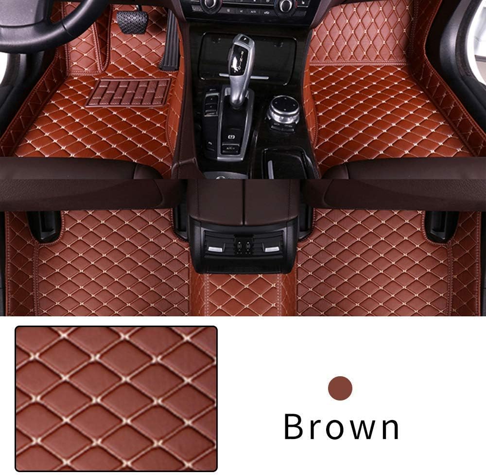 Black Beige Heavy Duty XPE Leather Car Floor Mat H320731