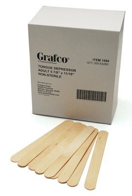 Wood Tongue Depressors, Box of 5000 X1690