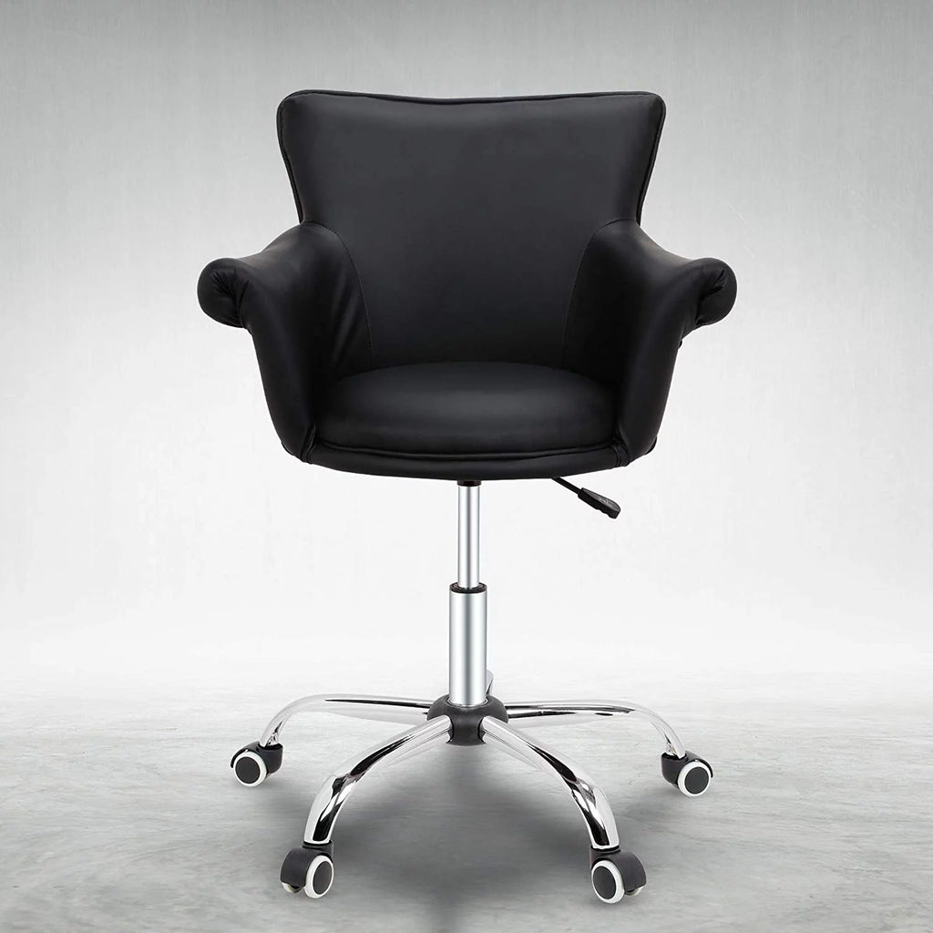 Black Adjustable Height Tufting Vanity Chair J8845