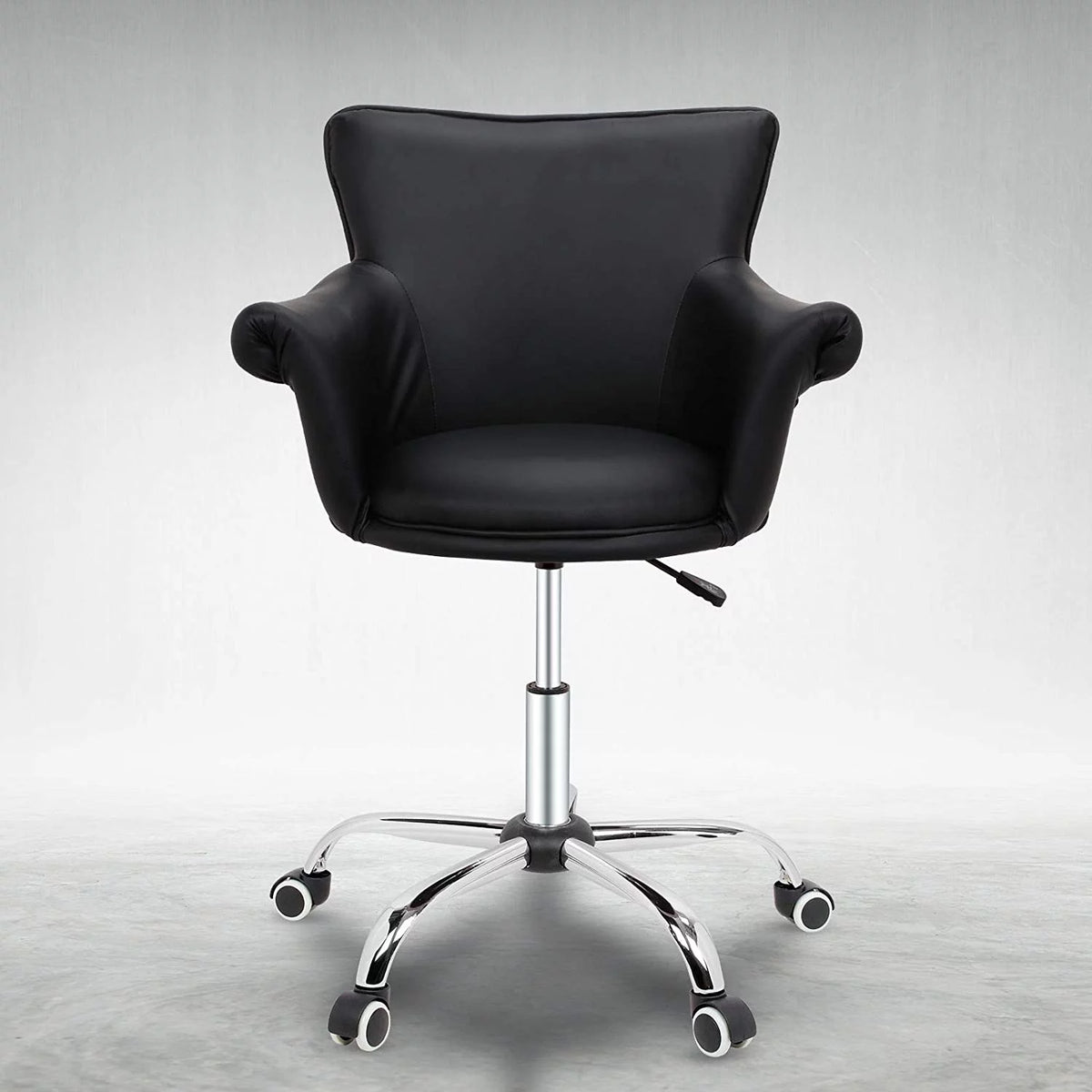 Black Adjustable Height Tufting Vanity Chair J8845