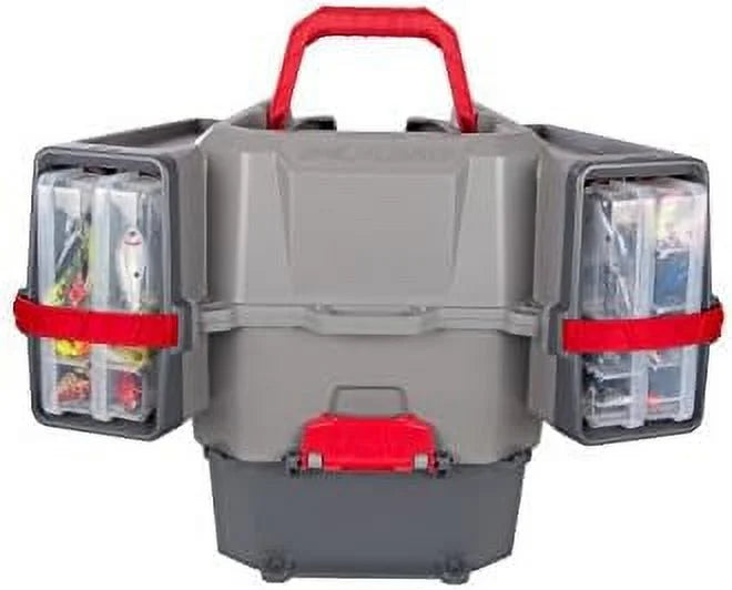 Grey/Red Tackle Box And Bait Storage Y203579