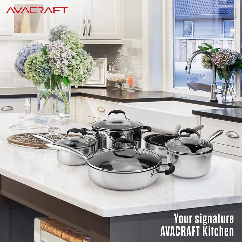 Ceramic Non Stick 10-Piece Cookware Set D232612