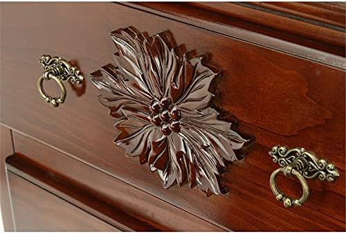 Dark Pine Solid Wood 2-Drawer Nightstand E894122