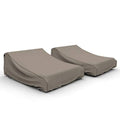 Double Black Ivory Patio Chaise Cover (2 Pack) L46952