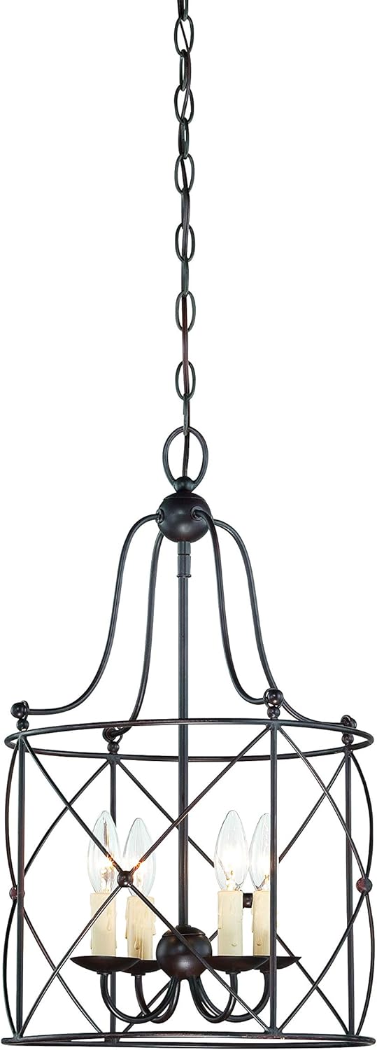 English Bronze 4-Light Foyer R896685