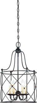English Bronze 4-Light Foyer R896685