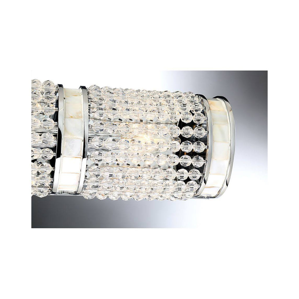Polished Chrome 4 Light Bath Bar T379386
