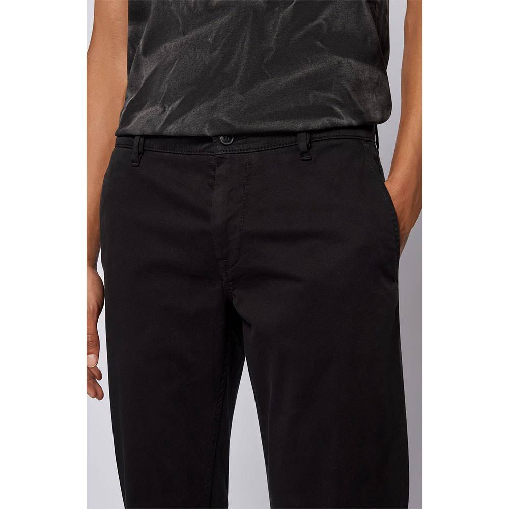 Black Regular Chinos L6784