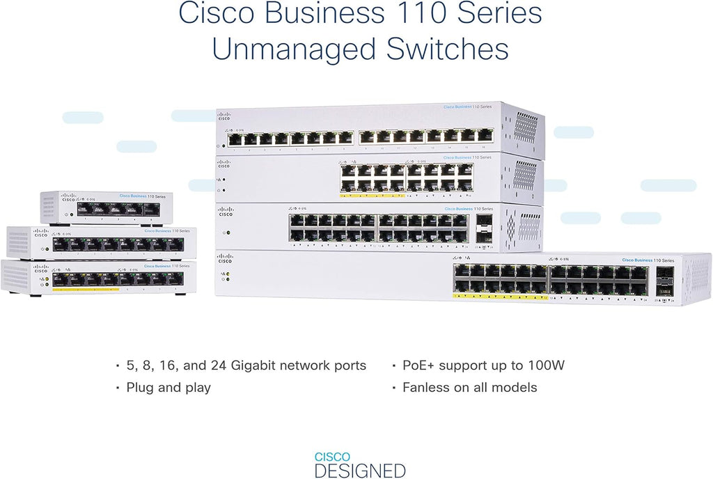 8 Port GE Unmanaged Switch, Pack of 2 Z74244