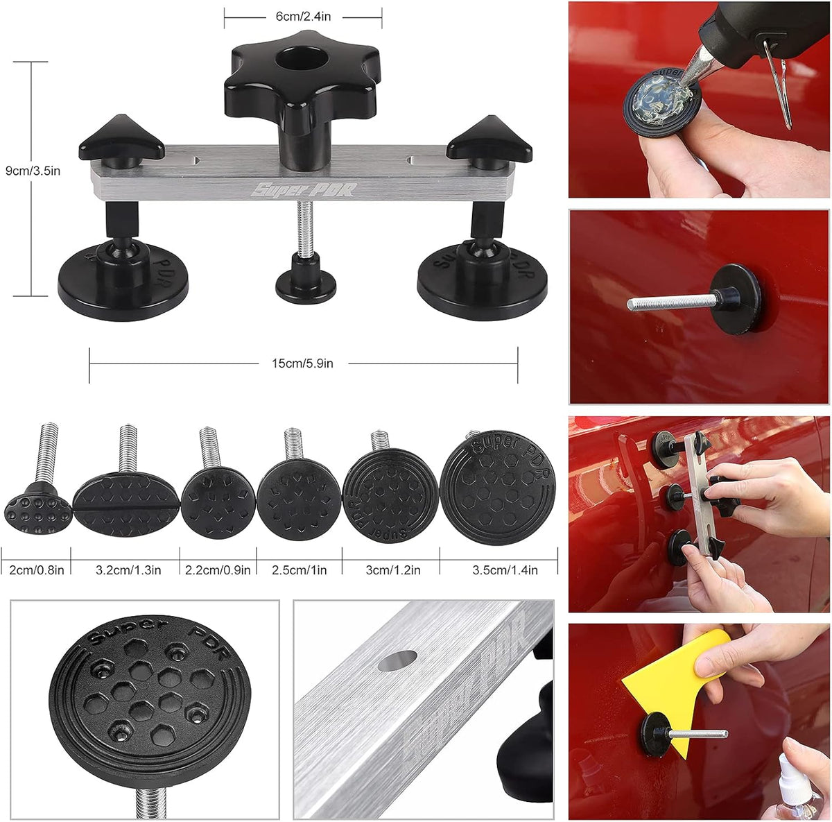 53Pcs PDR Kit with Tool Bag D234